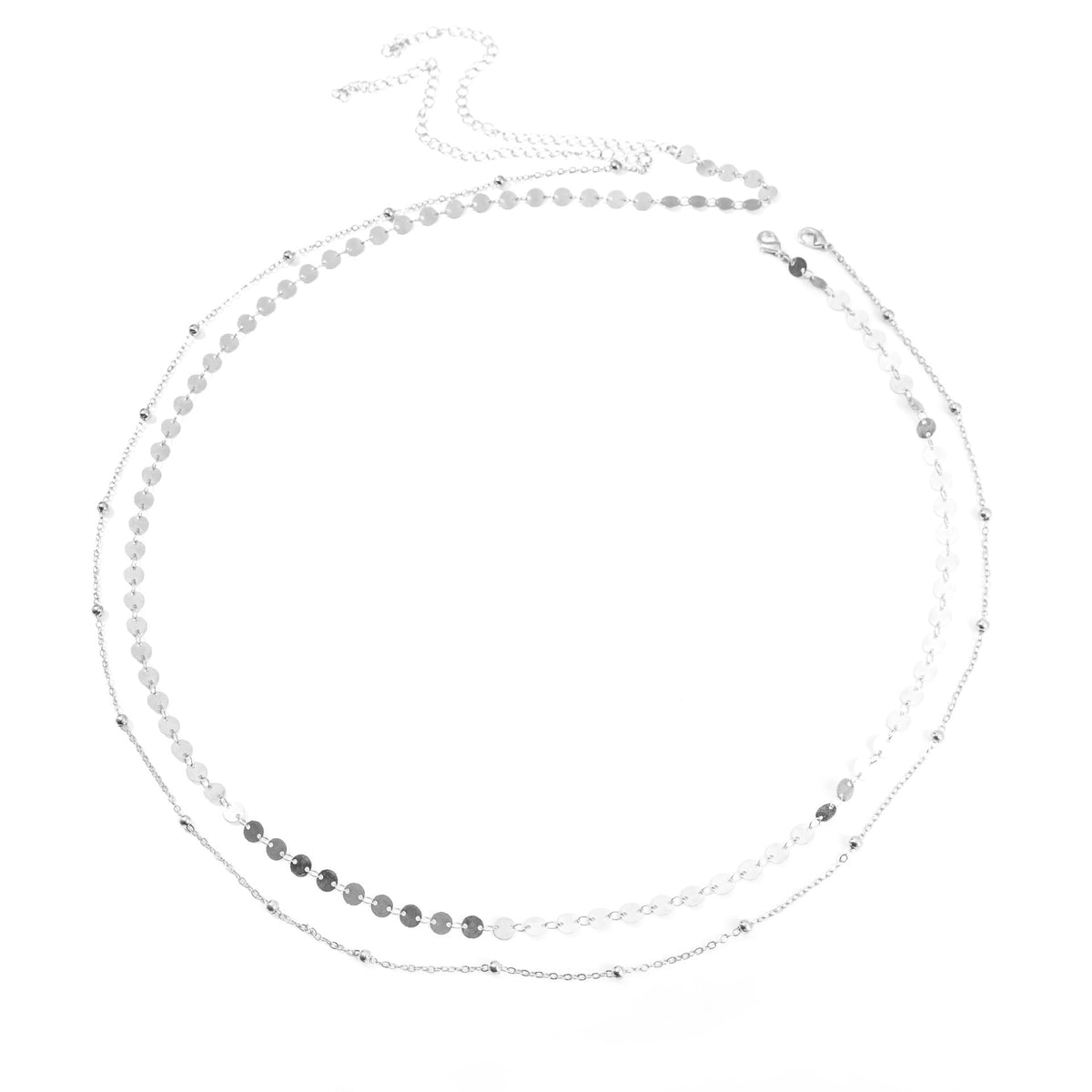 Elegantly Layered Beaded Eyewear Chain Acalora