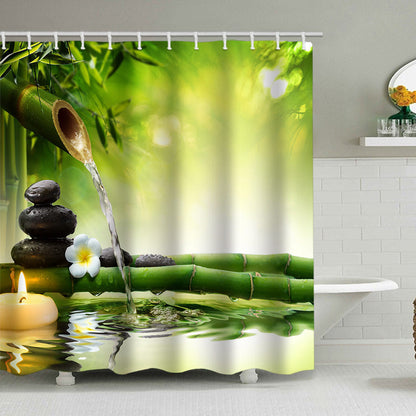 Tranquil Zen Nature Shower Curtain