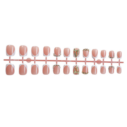 Premium Floral Embellished Press-On Nail Set Acalora
