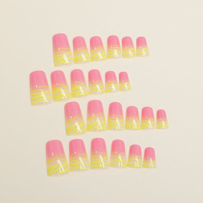Artistic Ombre Press-On Nail Set Acalora
