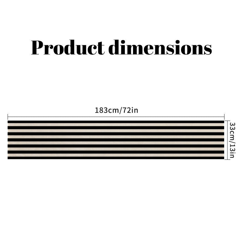 Elegant Striped Table Runner