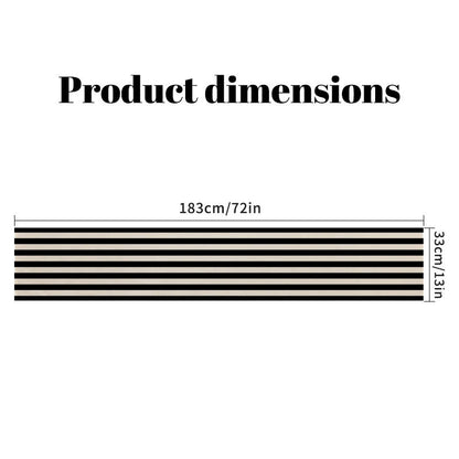 Elegant Striped Table Runner
