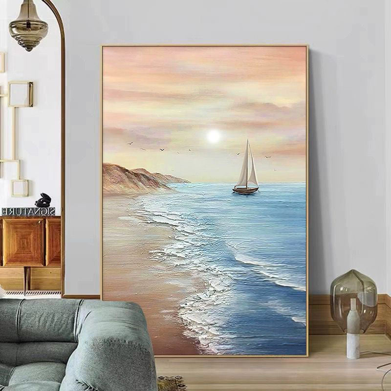 Coastal Serenity Canvas Artwork