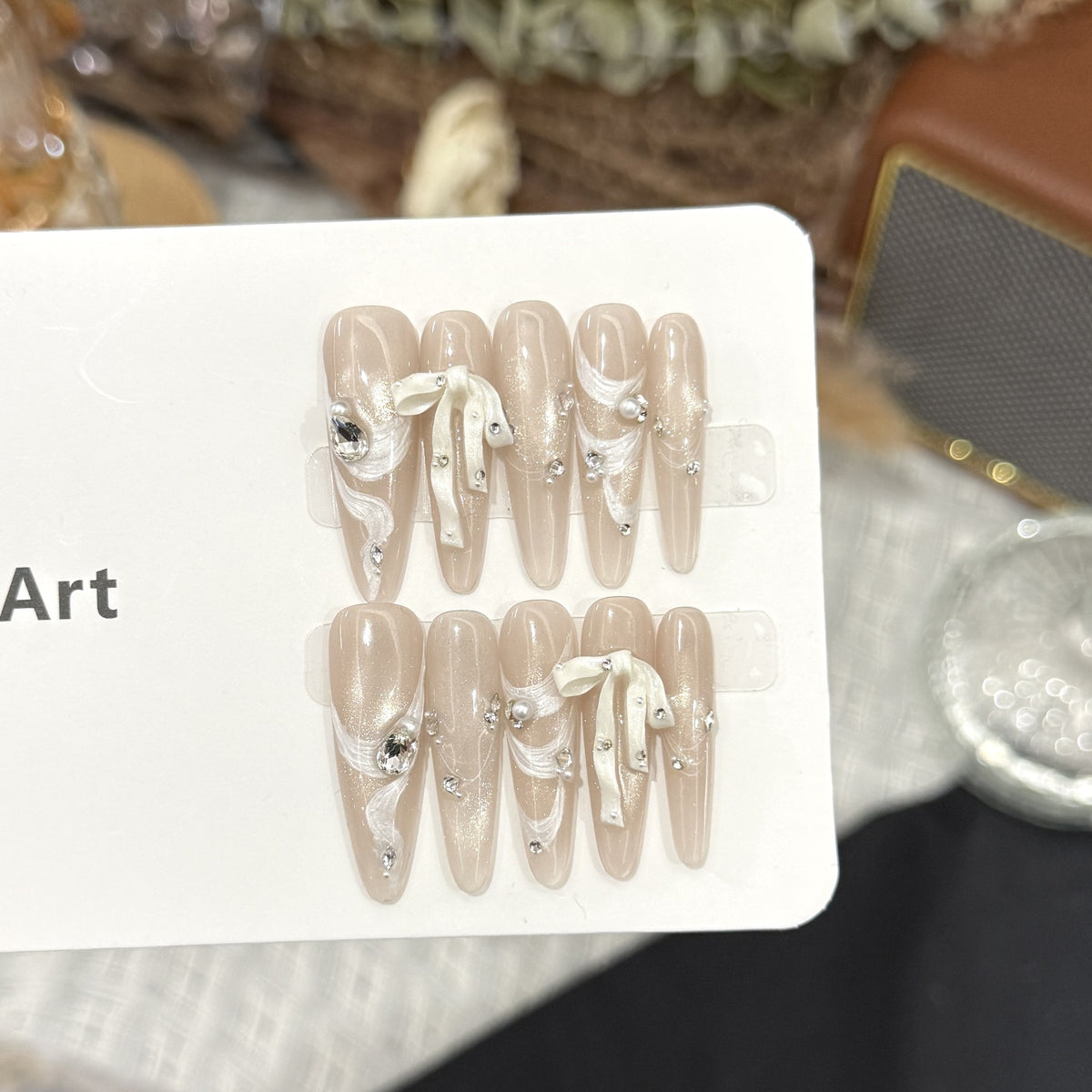 Decorative Stiletto Press-On Nail Art Kit Acalora