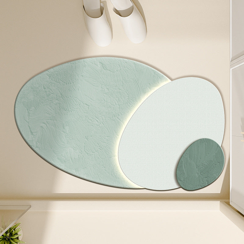 Floral-Inspired Decorative Bath Mat