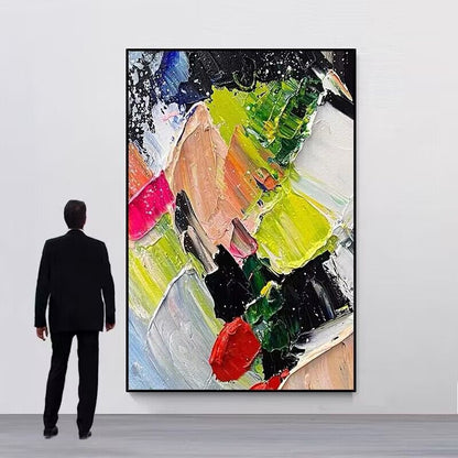 Abstract Textured Canvas Art Print