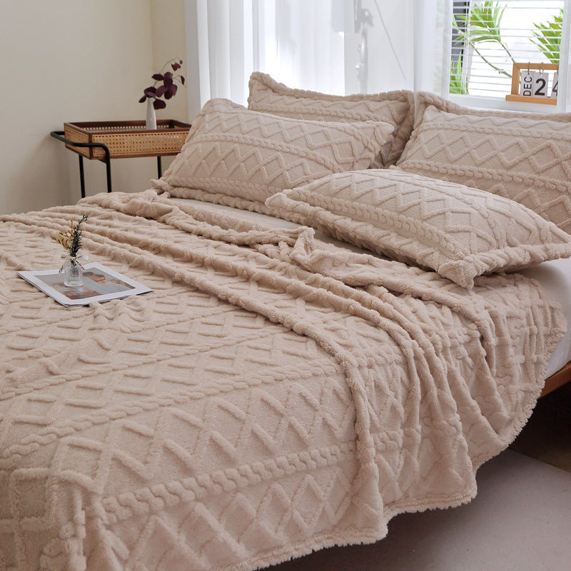 Textured Decorative Throw Blanket