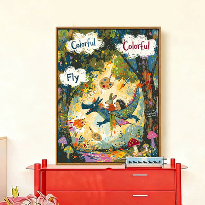 Whimsical Holiday-Themed Wall Art