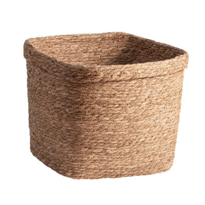 Natural storage basket with woven design Acalora