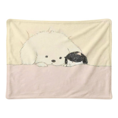 Cozy Cartoon Character Blanket
