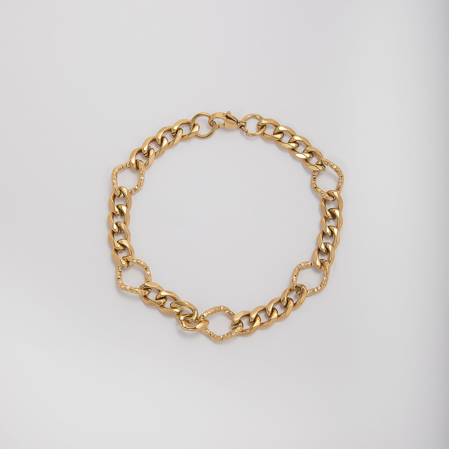 Chunky Interlocking Link Chain Necklace Acalora