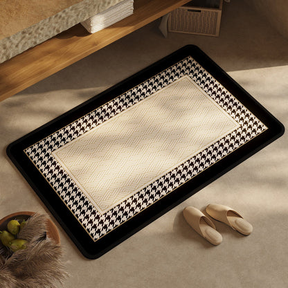 Chic Geometric Design Bath Mat