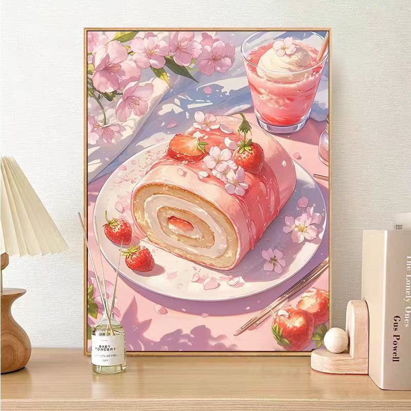 Gourmet Dessert-Themed Canvas Wall Art