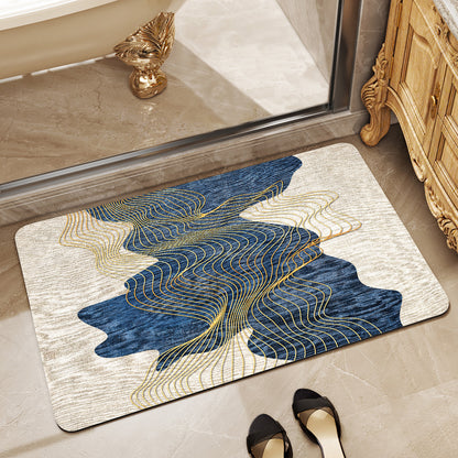 Stylish Patterned Bath Mat Acalora