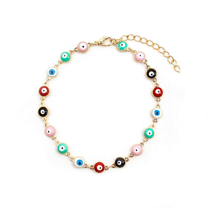 Colorful Evil Eye Charm Bracelet Acalora 1788164266