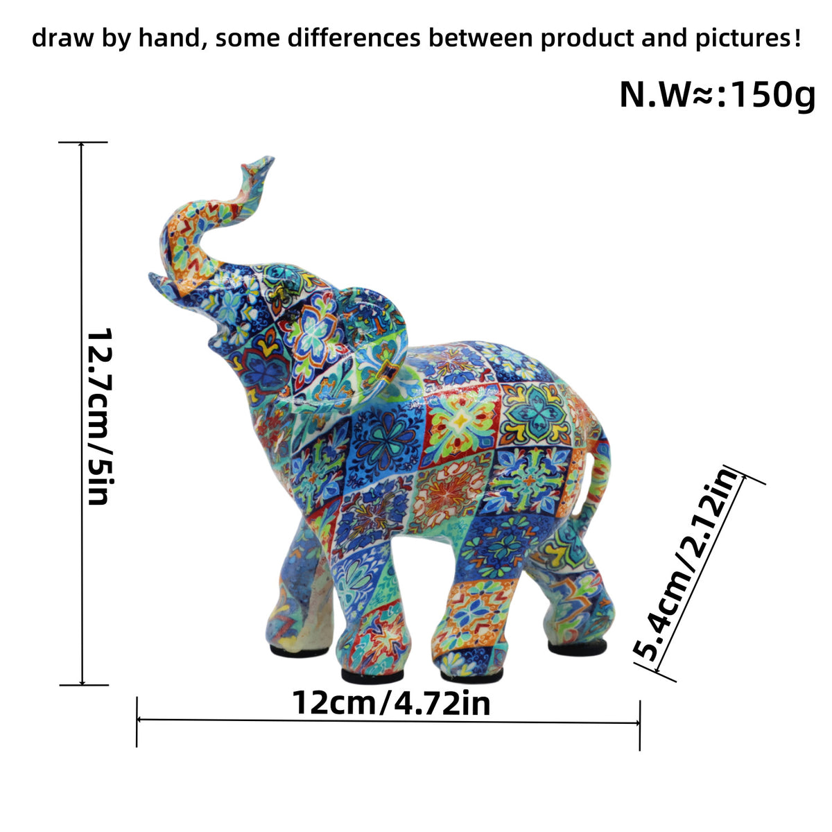 Artistically designed elephant figure Acalora