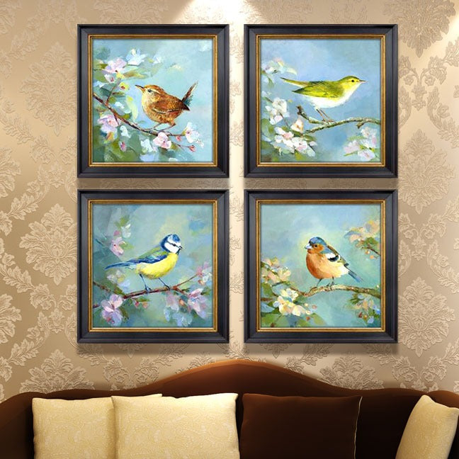 Framed Bird Artwork