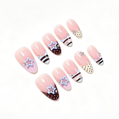 Creative Decorative Press-On Nail Art Set Acalora