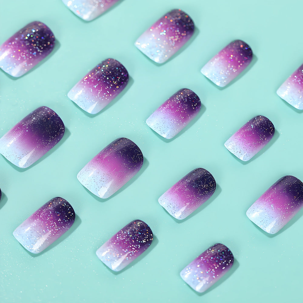 Acrylic nails with luxurious ombre effect Acalora