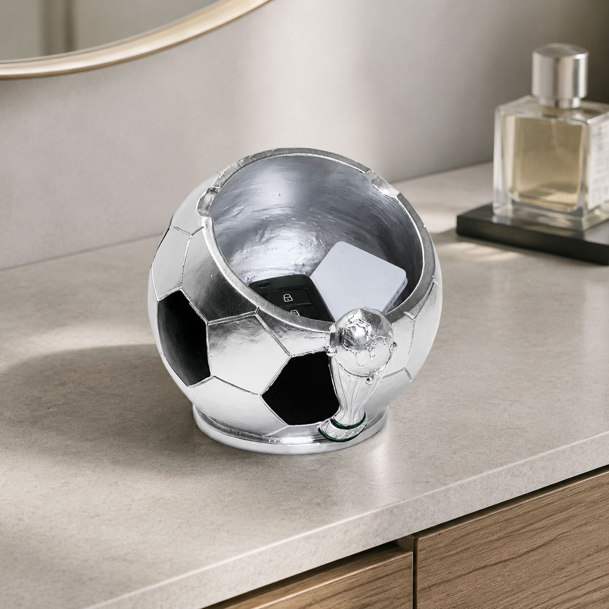 Decorative figure football with shiny surface Acalora