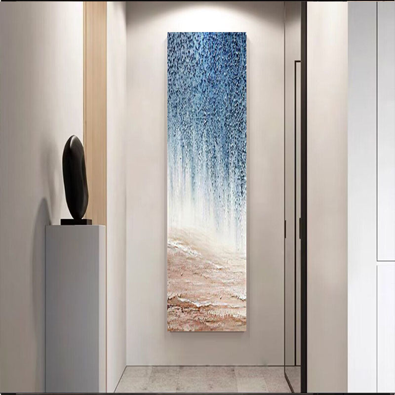 Textured Abstract Landscape Canvas Wall Artwork
