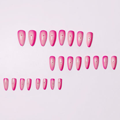 Floral Art Acrylic Nail Set Acalora