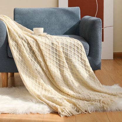 Unisex Cozy Knit Throw Blanket