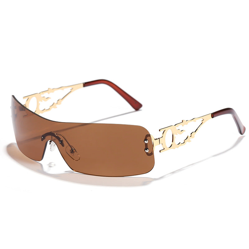 Women's fashionable sports sunglasses with innovative design and UV protection Karnz