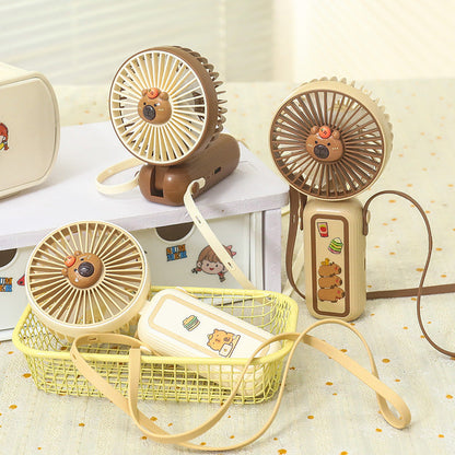 Unisex Portable Handheld Fan with Cute Animal Design Karnz