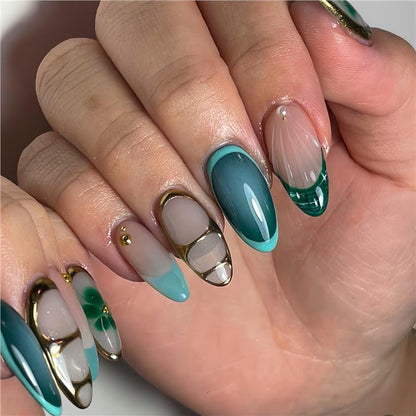 Artistic Press-On Nail Extensions with Unique Designs Acalora