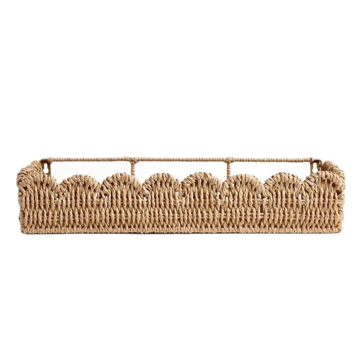 Decorative Basket Made of Natural Rattan Acalora