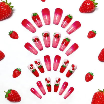 Strawberry-Themed Nail Art Designs Acalora