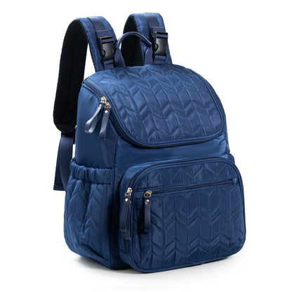 Quilted Multi-Pocket Backpack Acalora