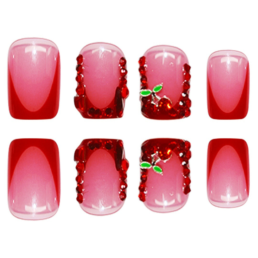 Elegant Theatrical Press-On Nail Set Acalora