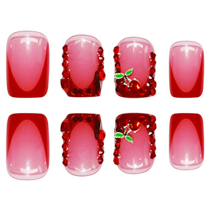 Elegant Theatrical Press-On Nail Set Acalora