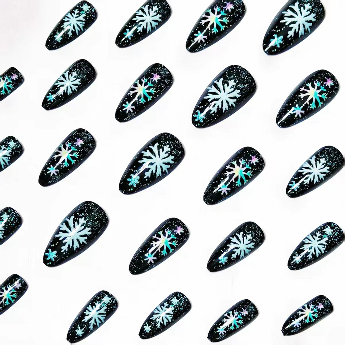 Creative Snowflake Nail Art Acalora