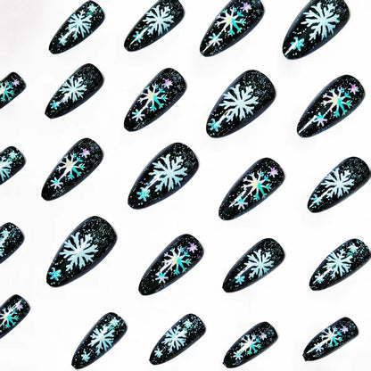 Creative Snowflake Nail Art Acalora
