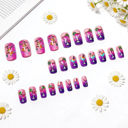 Summer Cocktail Nail Art Acalora