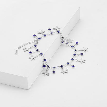 Starfish Charm Anklet Acalora