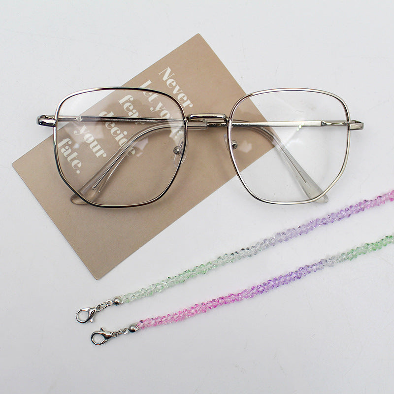 Elegant Crystal Beaded Eyewear Chain Acalora