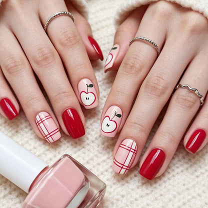 Creative Apple-Themed Nail Art Acalora 1788155498