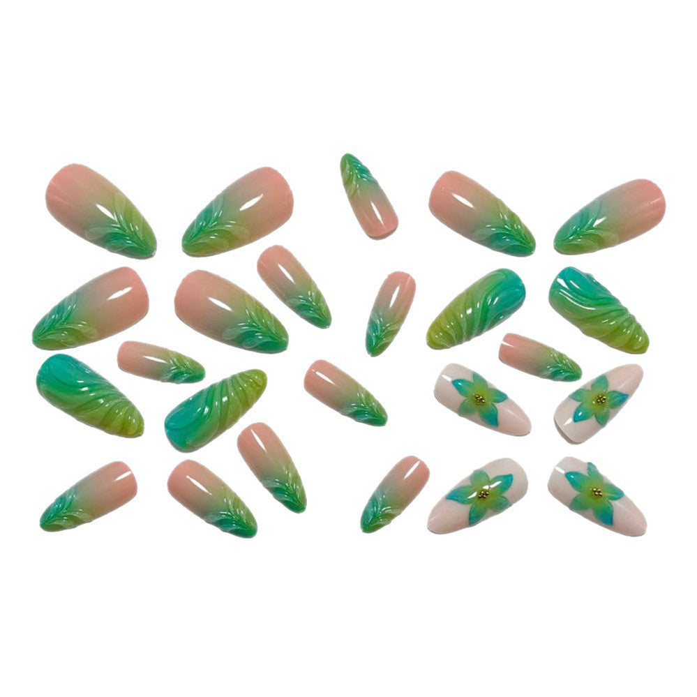 Artificial nails with playful floral design Acalora