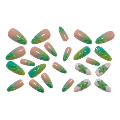 Artificial nails with playful floral design Acalora
