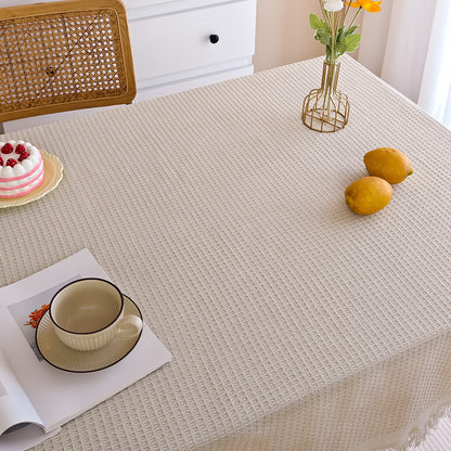 Elegant Woven Tablecloth