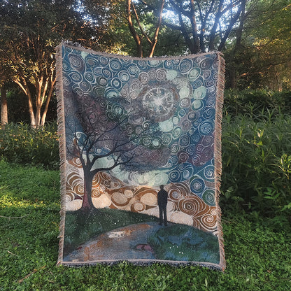 Artistic Woven Throw Blanket