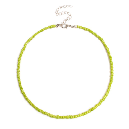 Colorful Beaded Choker Necklace Acalora
