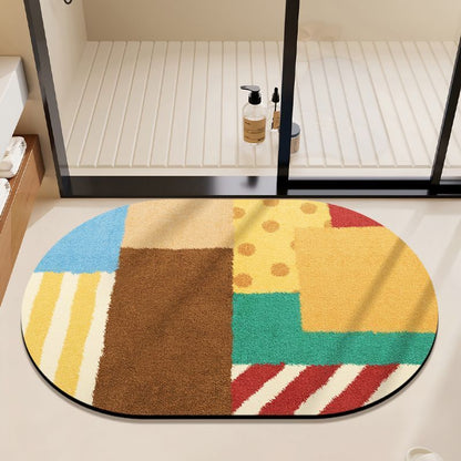 Cute Bear-Themed Bath Mat