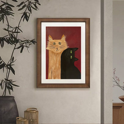 Cat Theme Artistic Wall Decoration