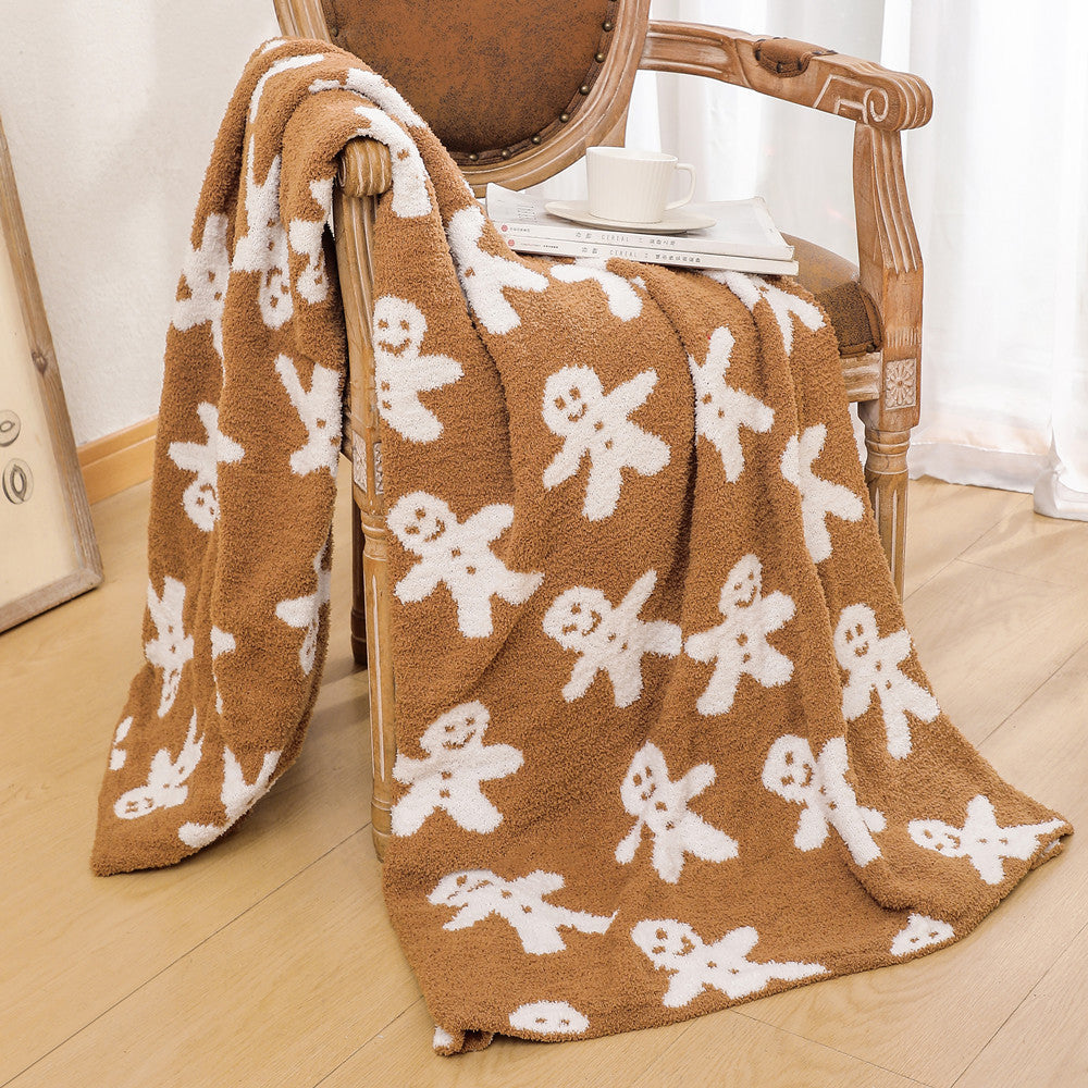 Decorative Knit Throw Blanket