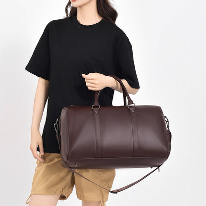 Premium Leather Travel Duffel Bag Acalora